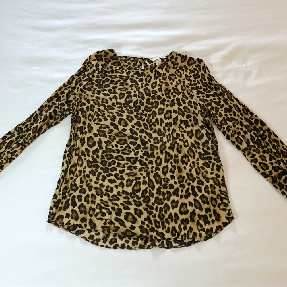 NWT H&M Leopard Top